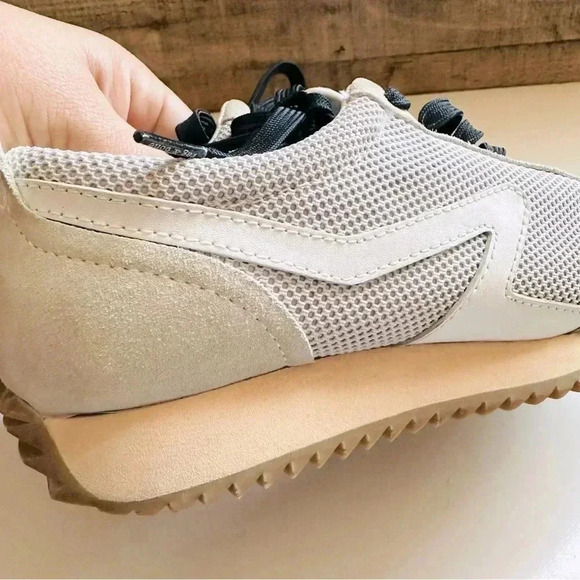 Rag & Bone Retro Runner Suede/Leather Trimmed Recycled Mesh Sneakers - Picture 8 of 10